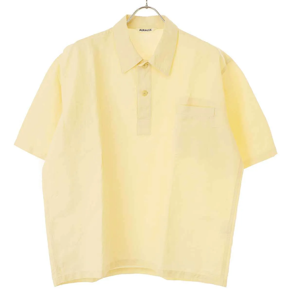 AURALEE オーラリー 23SS High Density Finx Linen Weather Half Sleeve Shirts フィンクスリネンハーフスリーブプルオーバーシャツ