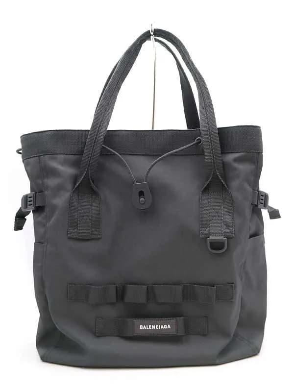 BALENCIAGA バレンシアガ ARMY MEDIUM アーミーナイロンキャンバストートバッグ