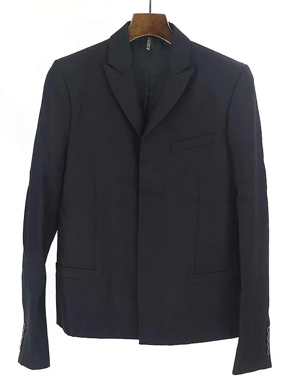 Dior HOMME ディオールオム 05AW ウールナイロン比翼ジャケット