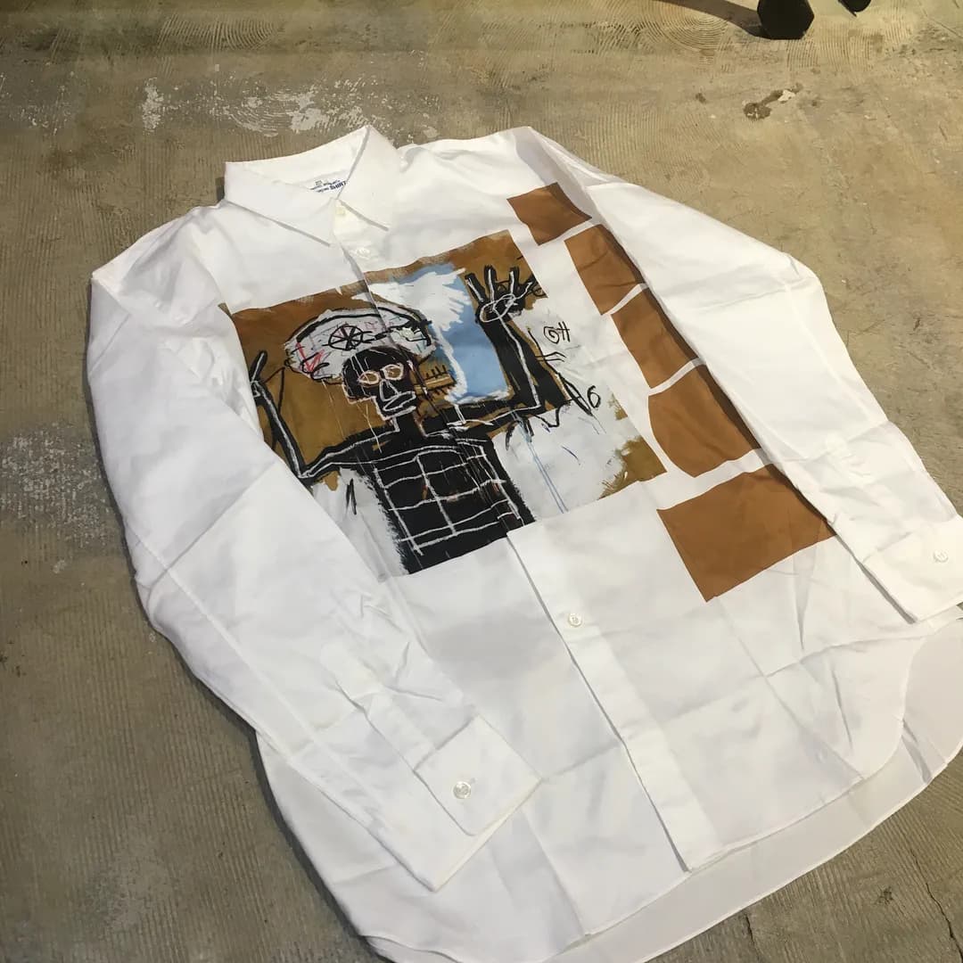 COMME des GARCONS Comme des Garcons SHIRT×Jean Michel Basquiat 18AW Print Shirt