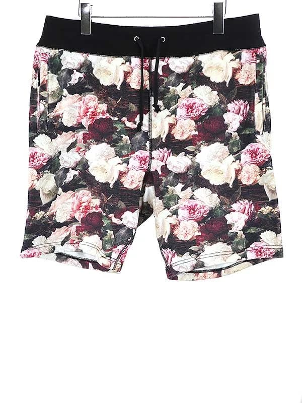 Supreme シュプリーム 13SS Power Corruption Lies Sweatshort フローラルプリントスウェットショーツ