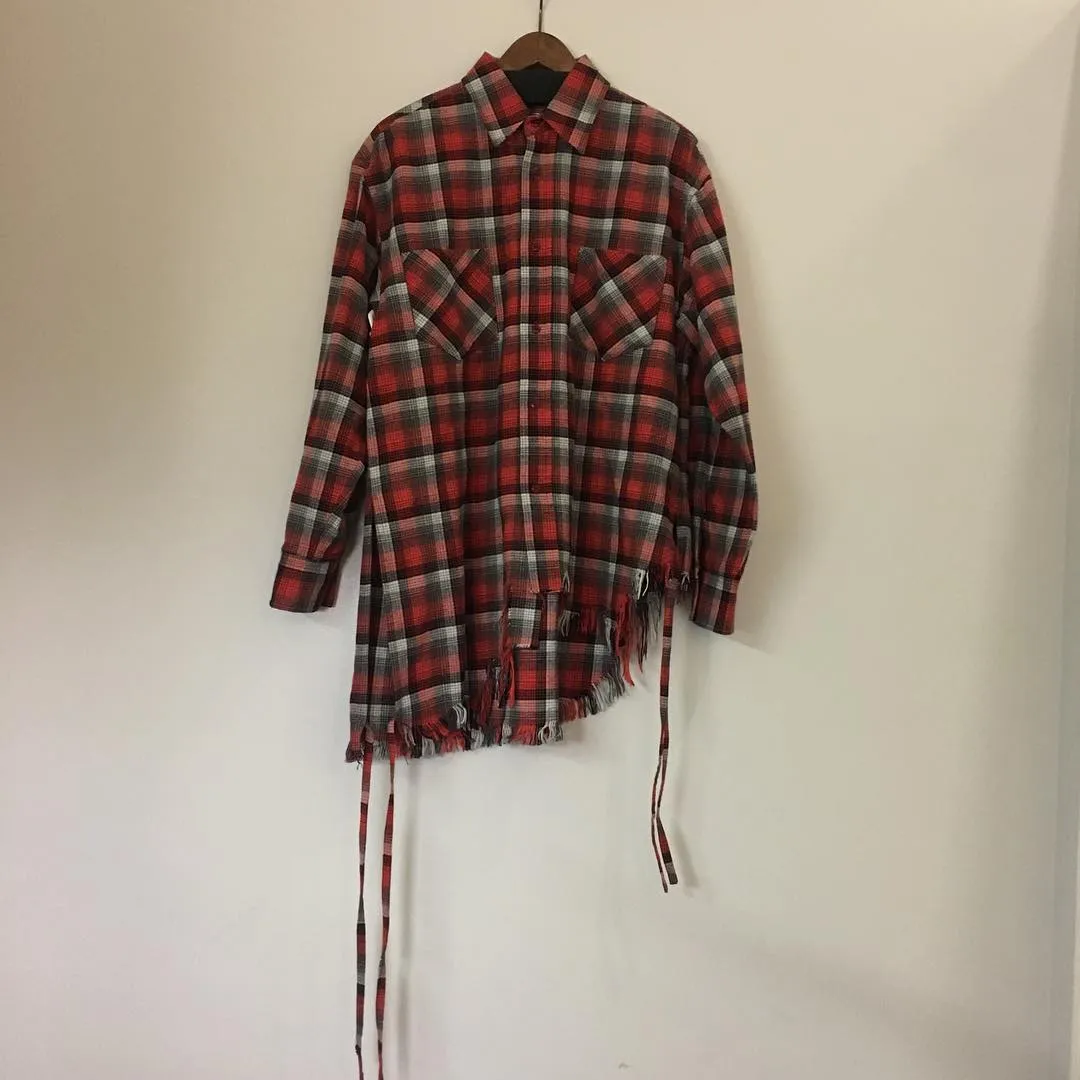 FACETASM FACETASM 17AW FRINGE SHIRT
