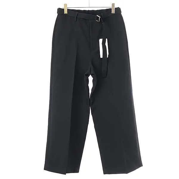 sacai サカイ 25SS Matelasse Twill Pants ベルテッドパンツ