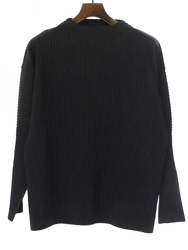 ISSEY MIYAKE オム プリッセ イッセイ ミヤケ プリーツロングスリーブカットソー