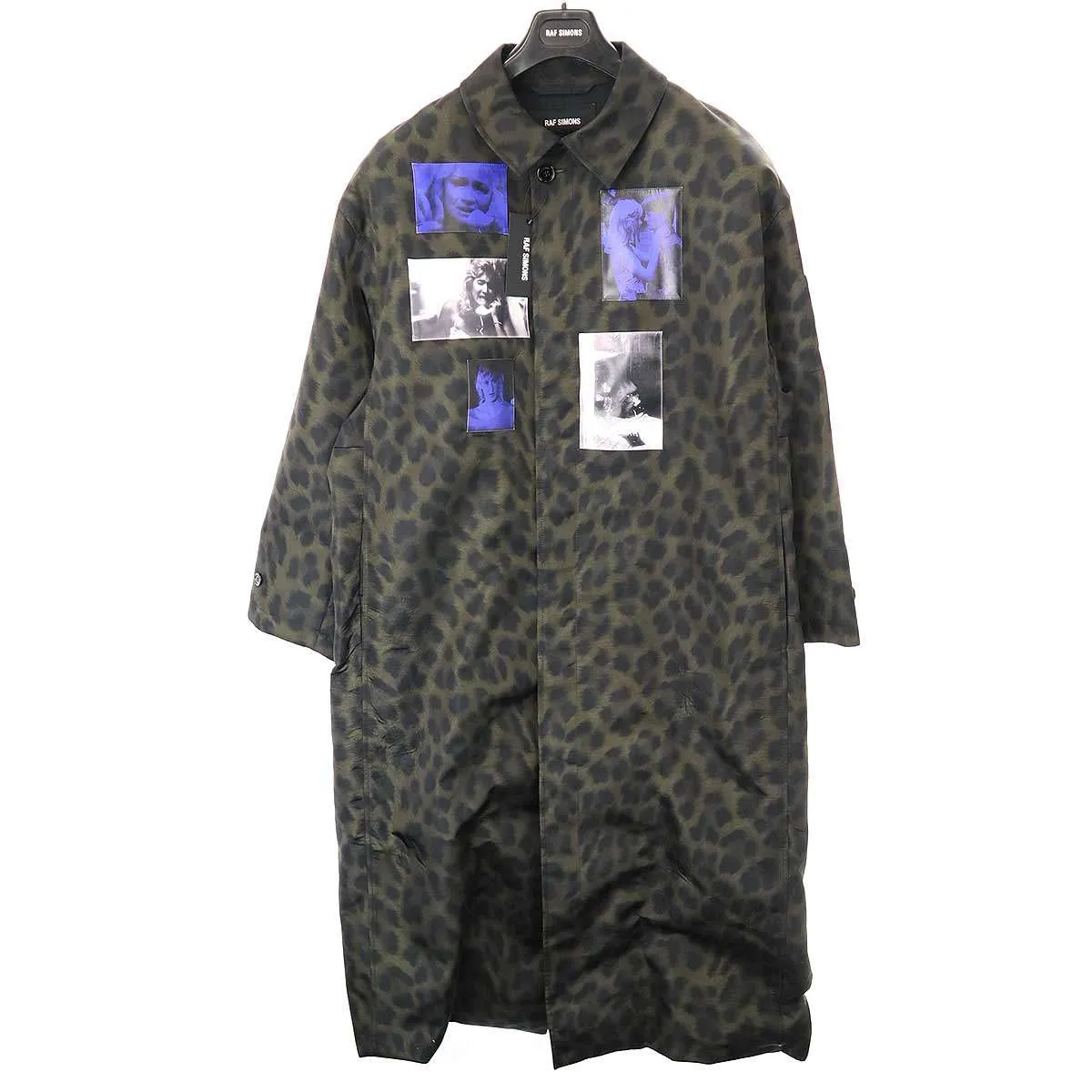 RAF SIMONS ラフシモンズ 19AW Animalier Car Coat パッチ アニマルカーコート