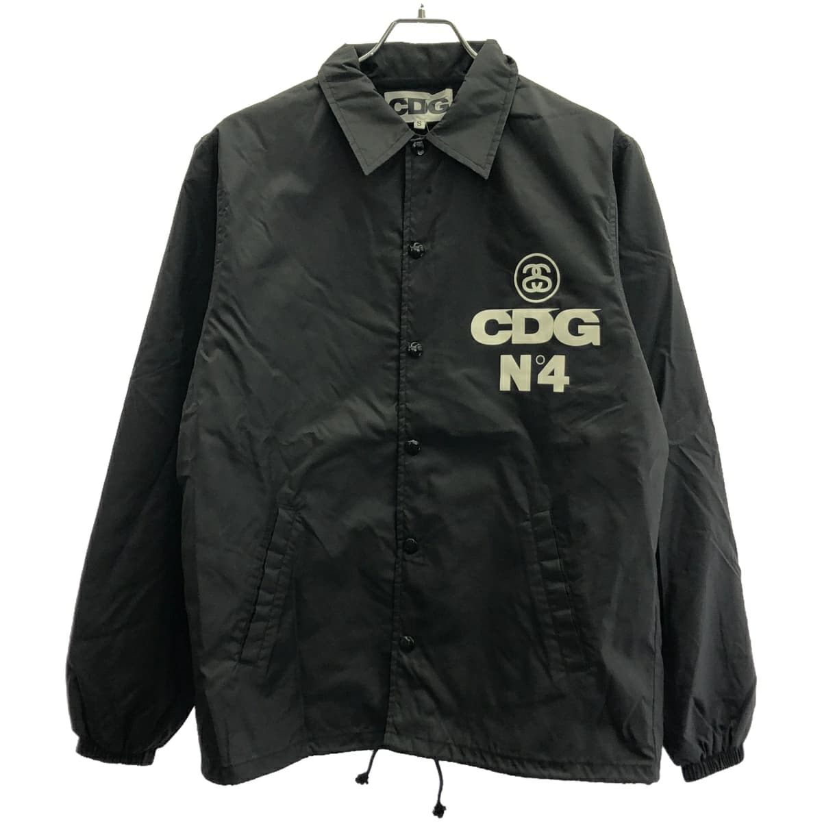 COMME des GARCONS シーディージーバイコムデギャルソン×ステューシー 21AW ロゴプリントコーチジャケット