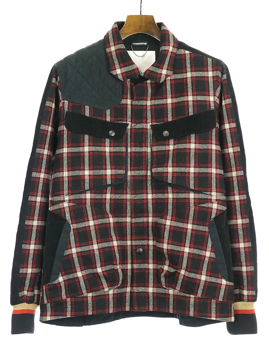 White Mountaineering ホワイトマウンテニアリング 11AW チェック柄ハンタージャケット