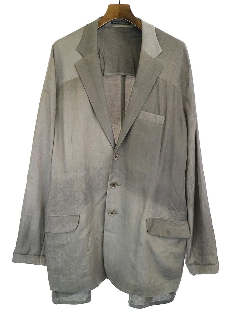 Yohji Yamamoto ヨウジヤマモト プール オム 14SS 3Bシングルジャケット