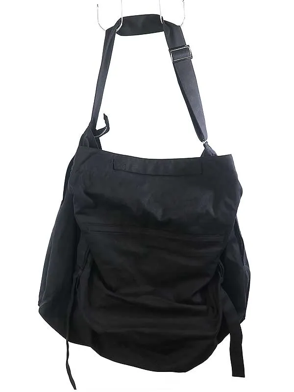 Yohji Yamamoto ディスコード ヨウジヤマモト 20AW DOUBLE BIG SHOULDER BAG ビッグショルダーバッグ