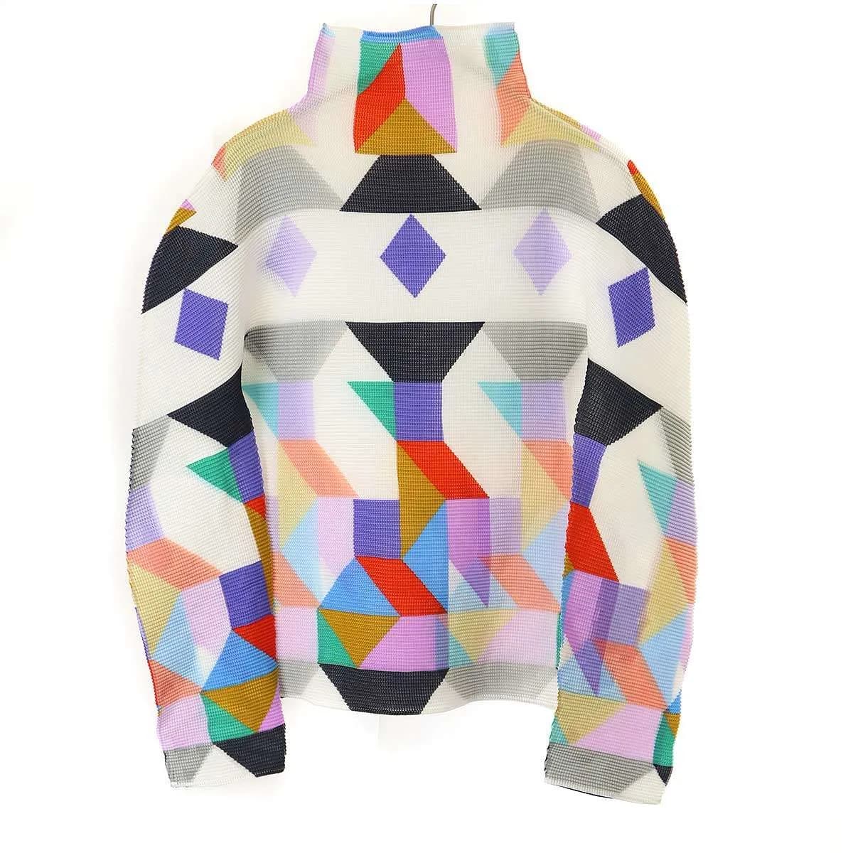 ISSEY MIYAKE ミーイッセイ ミヤケ 24SS PUZZLE パズルタートルネックカットソー