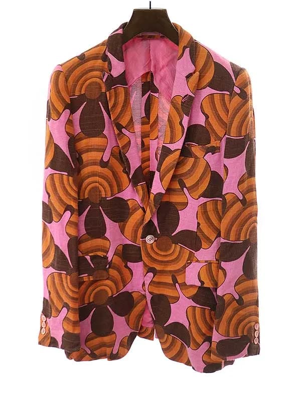 COMME des GARCONS コム デギャルソンオムプリュス 2005SS 製品染めフラワーレーヨンジャケット