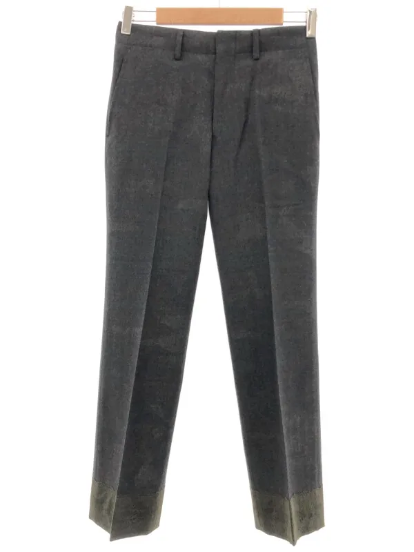 COMME des GARCONS ジュンヤワタナベ コムデギャルソン 2006AW 裾レースシャドウカモフラスラックスパンツ