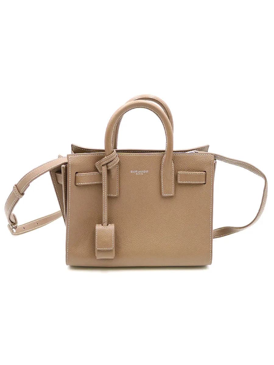 SAINT LAURENT サンローラン パリ SAC DE JOUR NANO ナノサックドジュール 2WAYショルダーバッグ