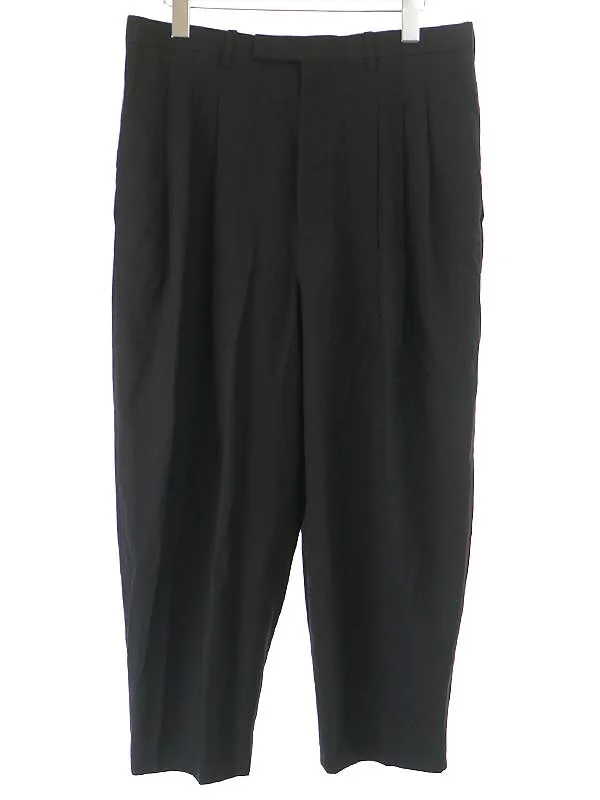 LAD MUSICIAN ラッドミュージシャン サンプル品 19SS 3タックワイドテーパードパンツ