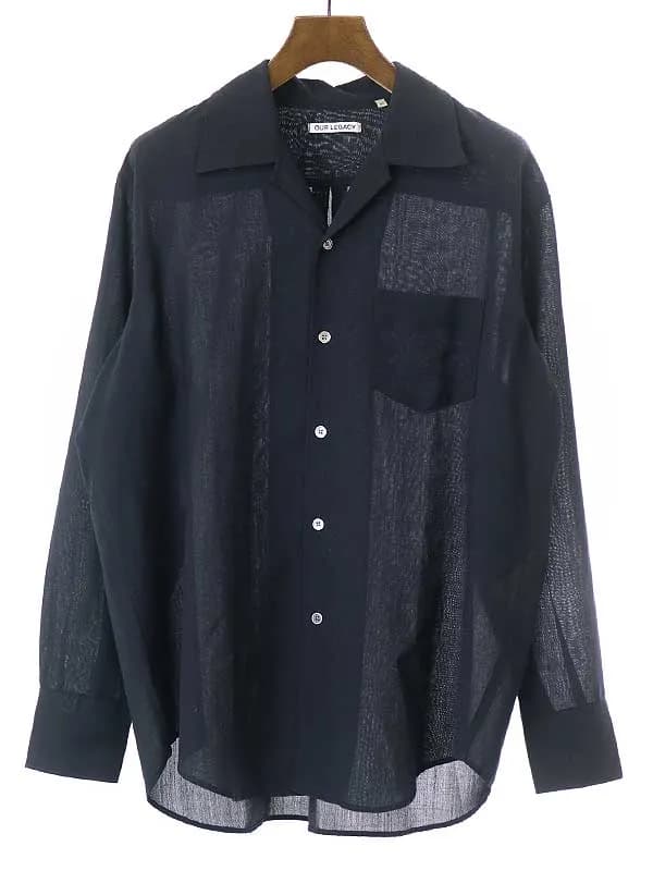 OUR LEGACY アワーレガシー 20AW LOCO SHIRT ポリエステルウールシャツ