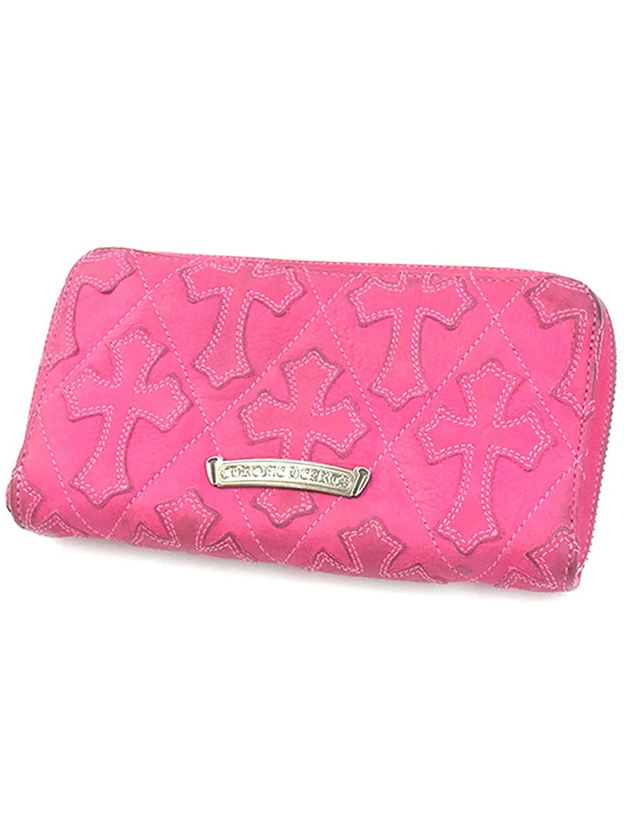 CHROME HEARTS クロムハーツ REC F ZIP CEMETERY CROSS セメタリークロスラウンドジップウォレット
