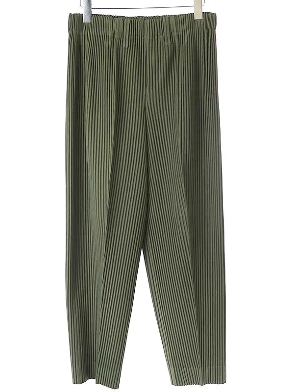 ISSEY MIYAKE オム プリッセ イッセイ ミヤケ 22SS TAILORED PLEATS 2 PANTS プリーツテーパードパンツ
