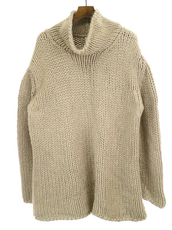POSTELEGANT ポステレガント 2018AW カシミヤセーブルローゲージニットセーター