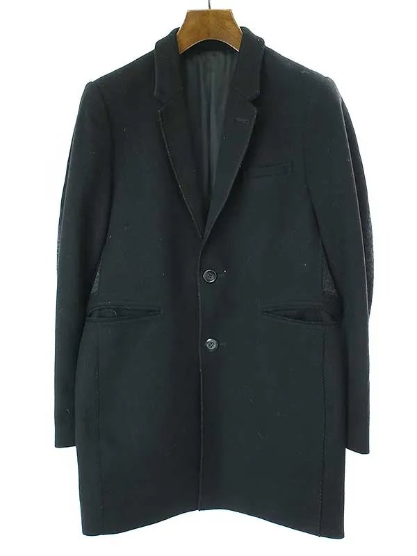 UNDERCOVER アンダーカバー 12AW PSYCHO COLOR期 ダウンニット切替チェスターコート