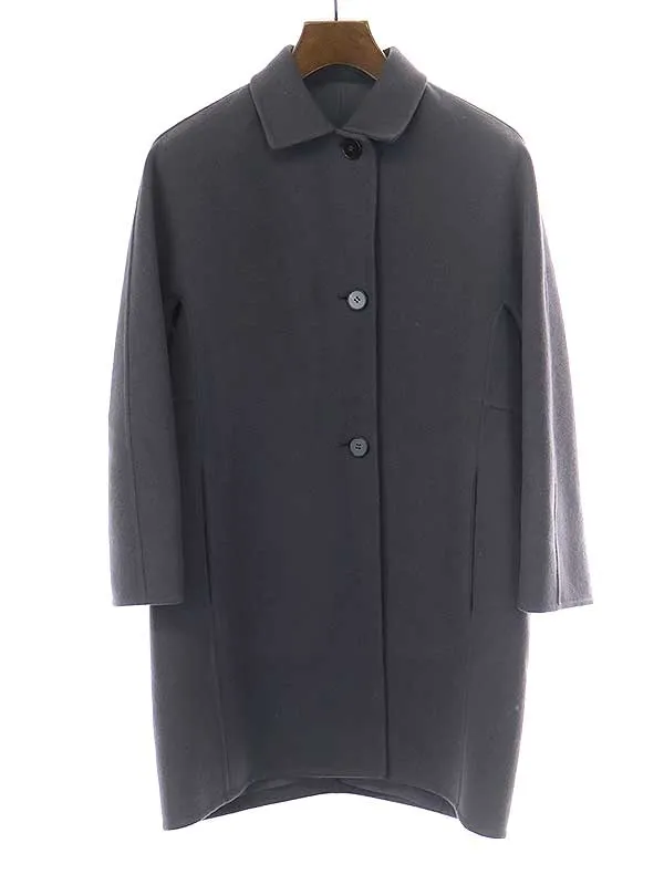 JIL SANDER ジルサンダー19AW ウールフェルト シングルコート