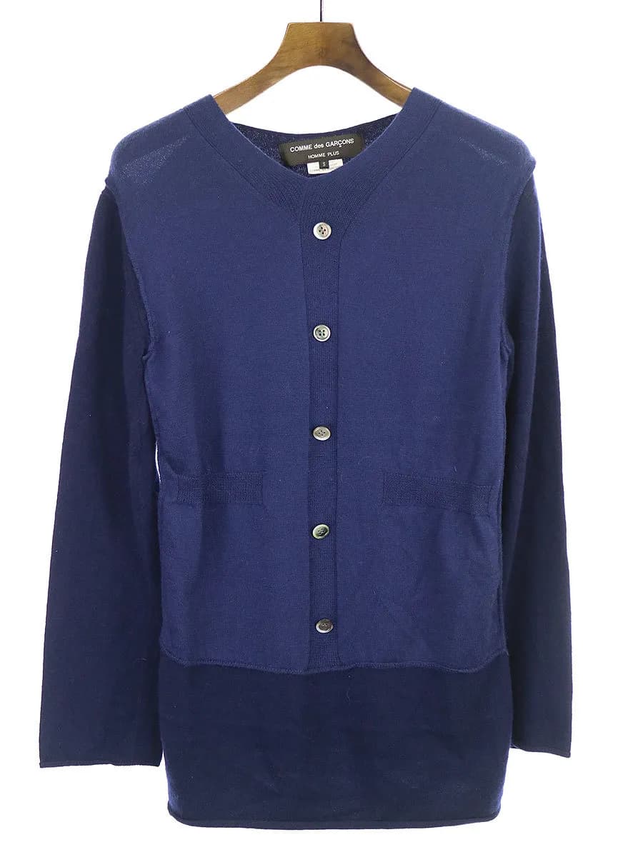 COMME des GARCONS コム デ ギャルソン オム プリュス 09AW プルオーバーデザインウールニットセーター