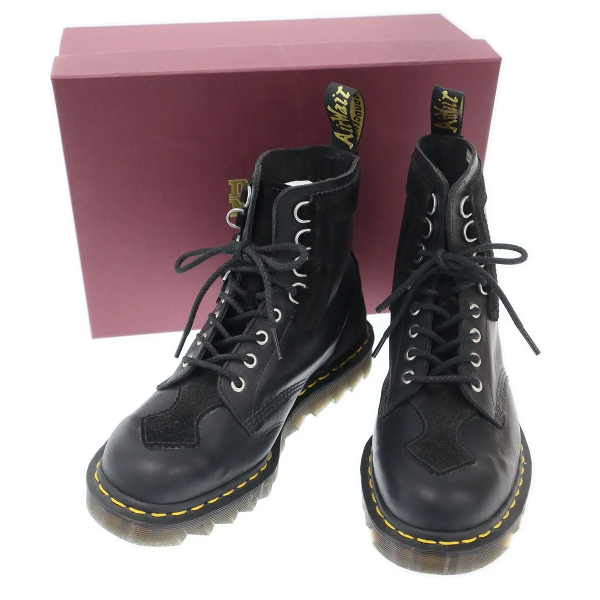 Dr.Martens ドクターマーチン 1460 PASCAL APLQ カーフスエードコンビ ブーツ 31464001