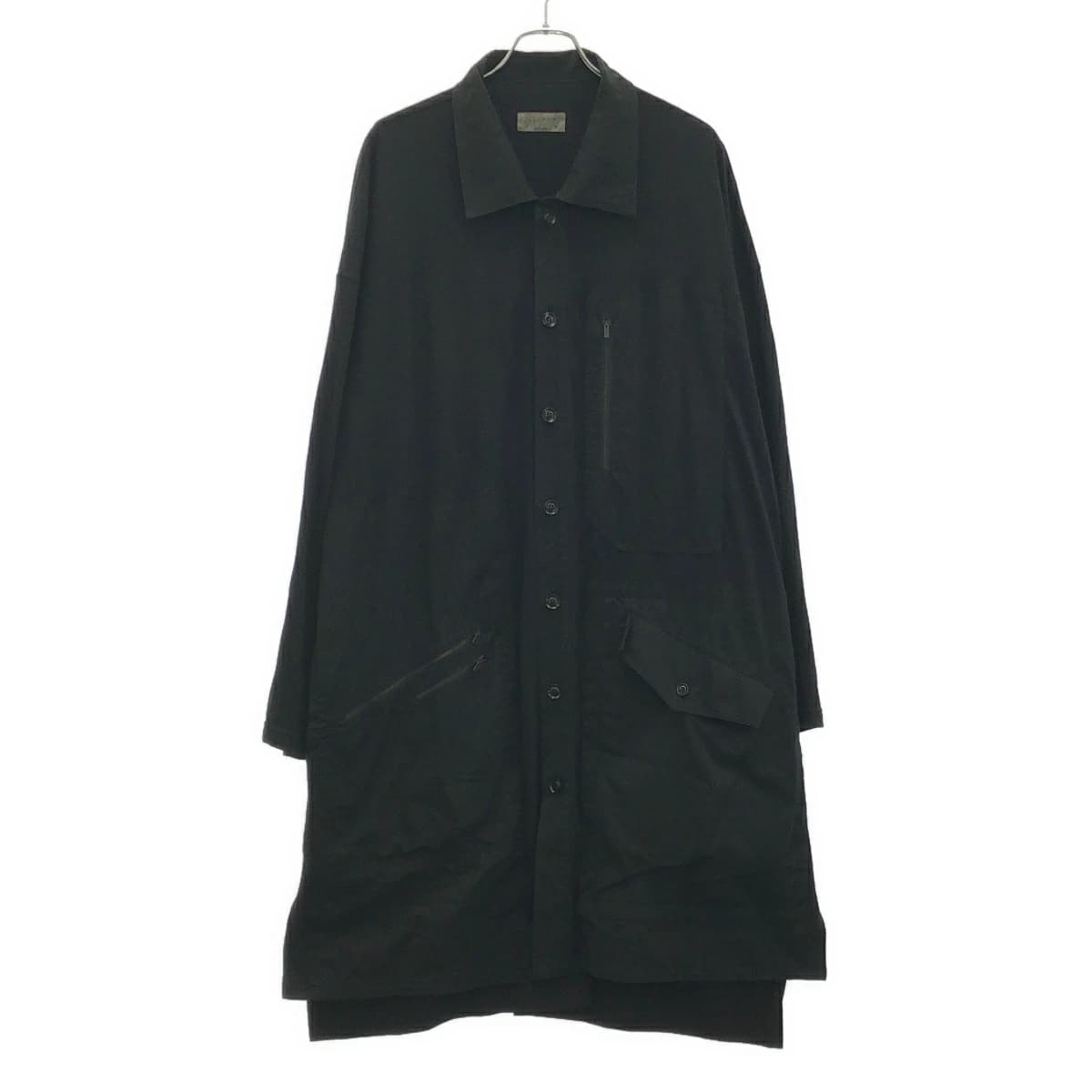 Yohji Yamamoto ヨウジヤマモト プールオム 19SS India Long Shirt Coat コットンロングコートシャツ HH-T16-080