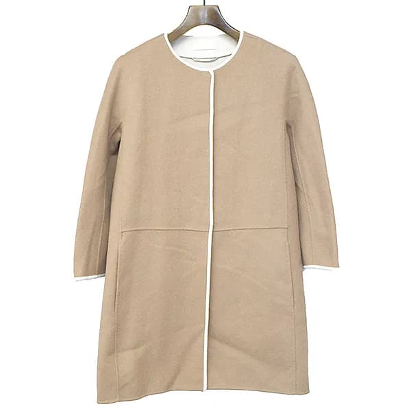MAXMARA エスマックスマーラ アンゴラウールノーカーラコート