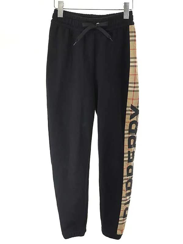 BURBERRY バーバリー ヴィンテージチェックロゴスウェットパンツ