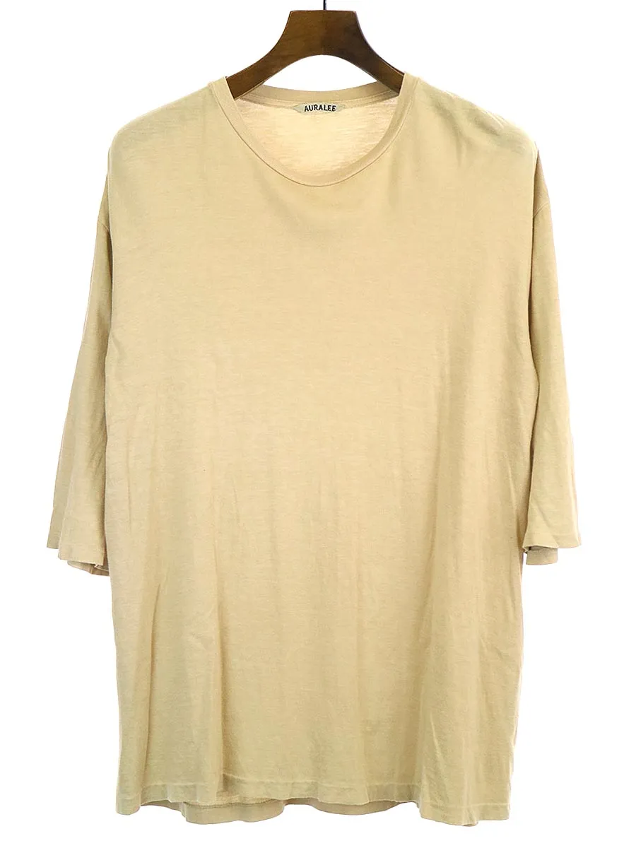 AURALEE オーラリー SEAMLESS CREW NECK ハーフスリーブTシャツ