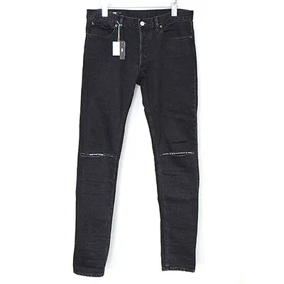 Rags McGREGOR ラグスマックレガー(Rags McGREGOR)膝割れリペアデニムパンツ