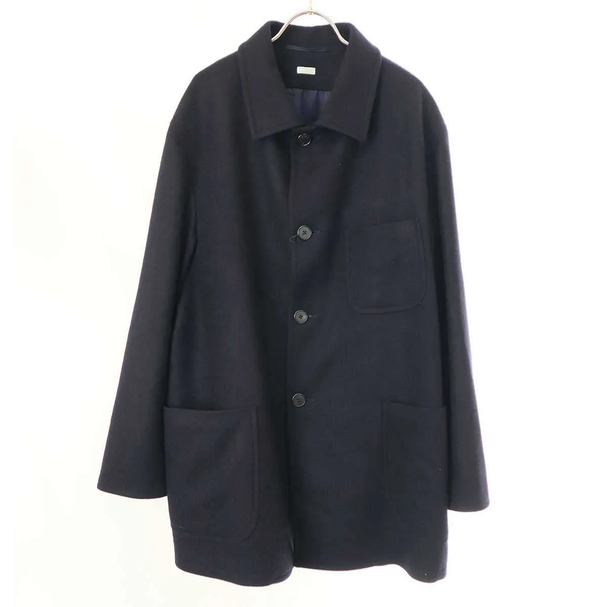 A.PRESSE ア プレッセ 24SS Cashmere Light Flannel Jacket NAVY カシミヤライトフランネルジャケット