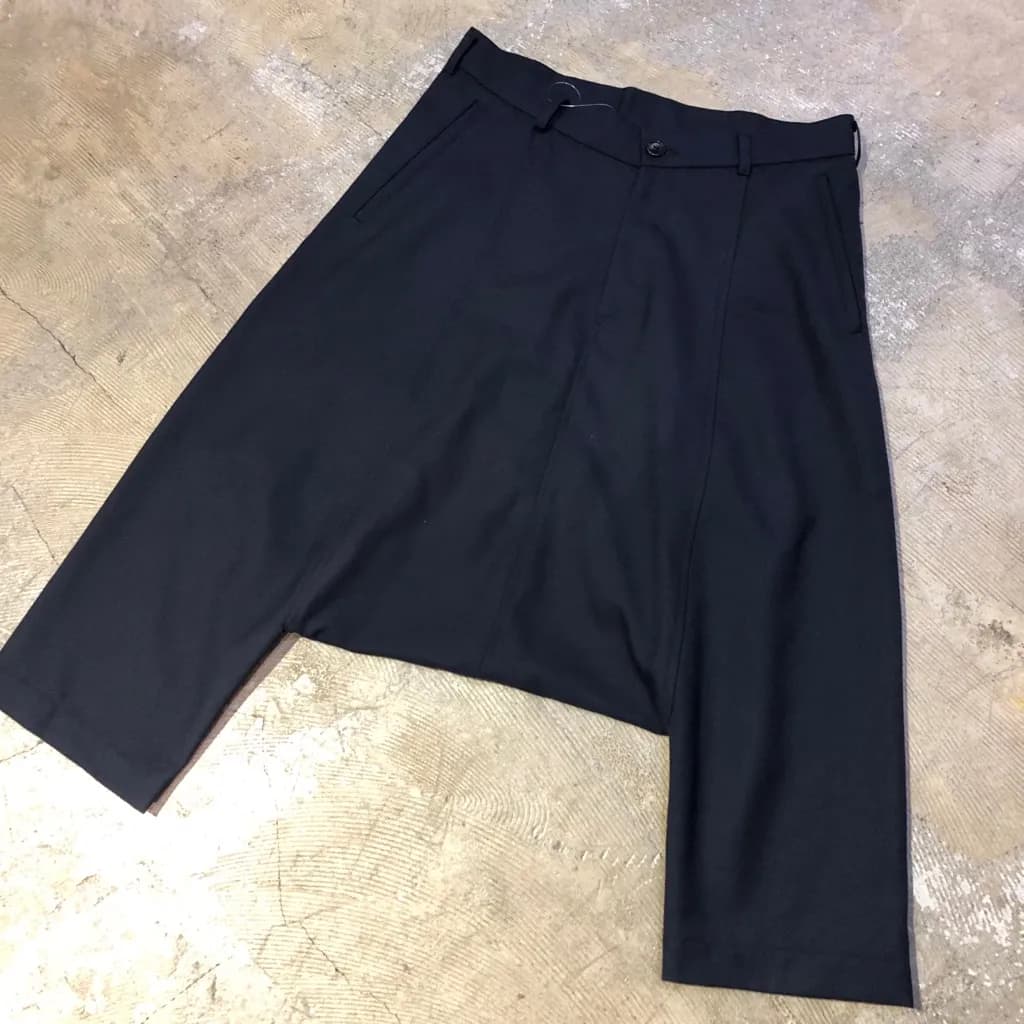 COMME des GARCONS COMME des GARCONS COMME des GARCONS 17SS ウールギャバジンサルエルパンツ