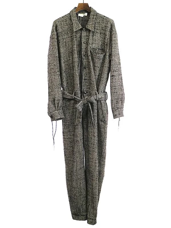 Midorikawa ミドリカワ 18AW グレンチェックジャンプスーツ