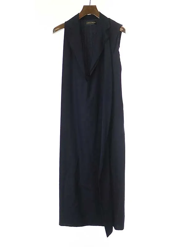 COMME des GARCONS コムデギャルソン 2003SS ウールストライプラップドレスワンピース