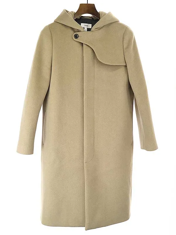 HYKE ハイク 15AW カシミヤ混メルトンフードコート