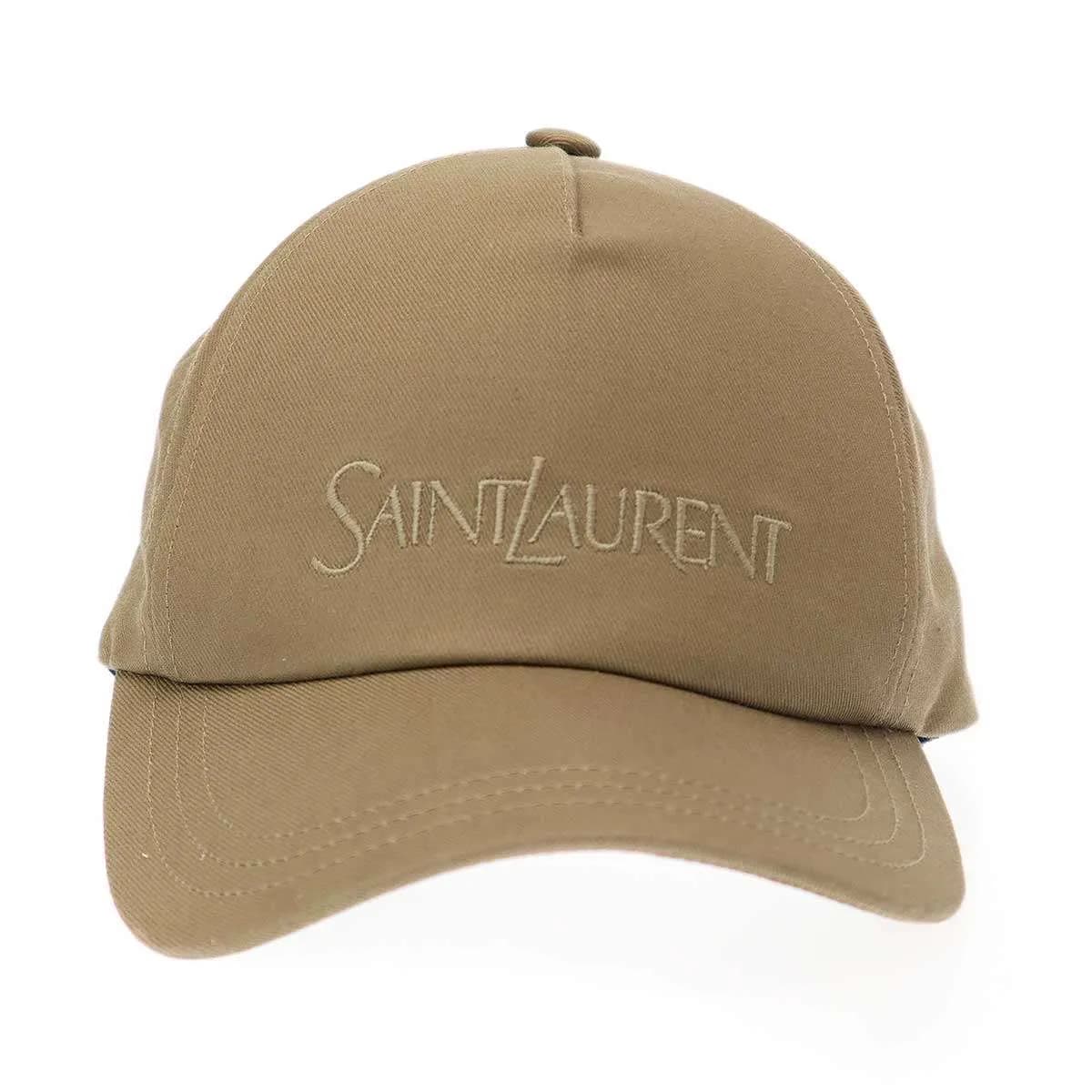 SAINT LAURENT サンローラン パリ エンブロイダリー ベースボールキャップ