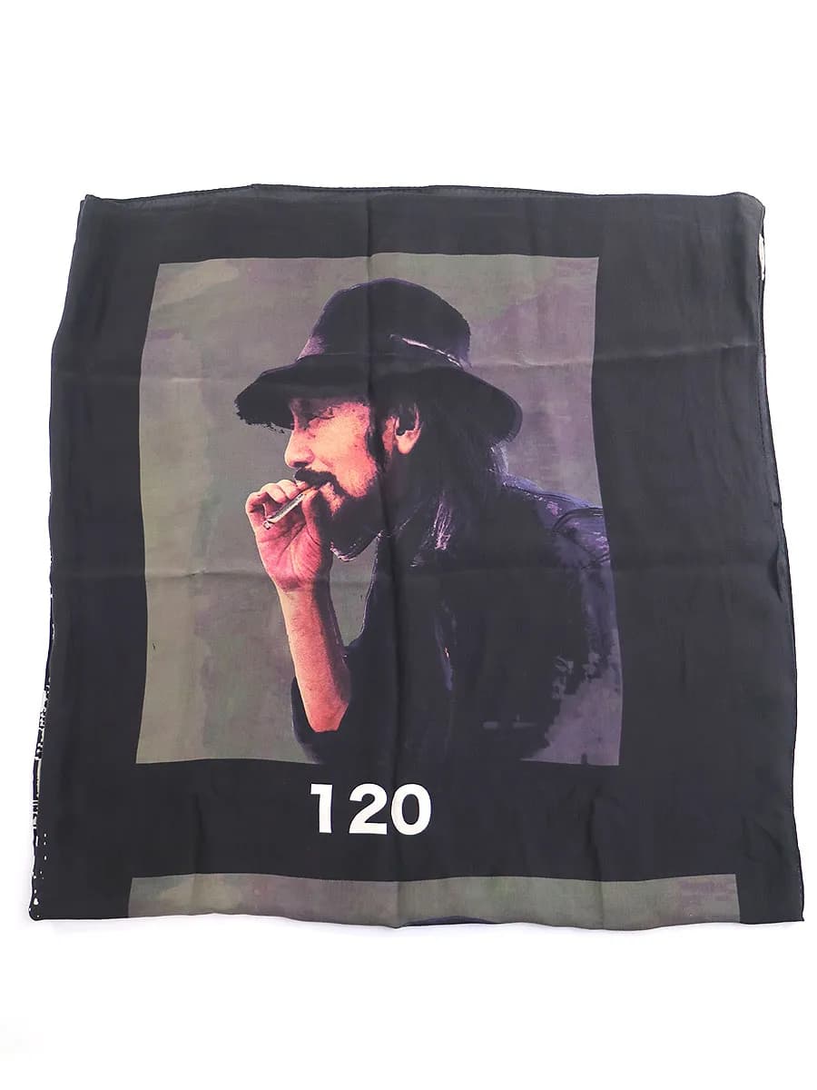 Yohji Yamamoto ヨウジヤマモト ファム 20SS シルクサテンインクジェットプリントストール