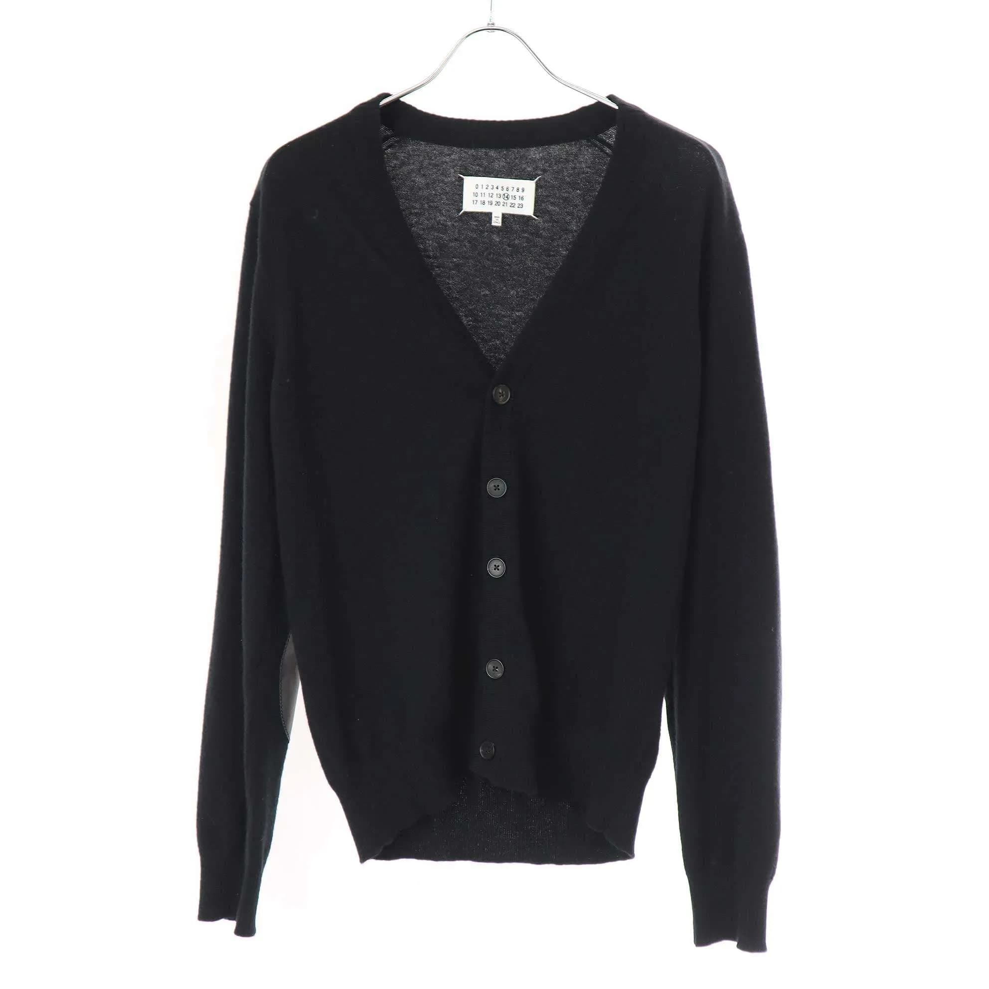 Maison Margiela メゾン マルジェラ 22AW エルボーパッチウールニットカーディガン S30HA0908 S15750