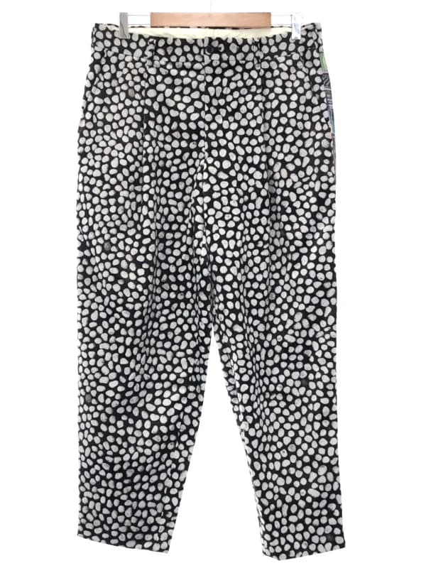 COMME des GARCONS コム デギャルソンオムプリュス 18AW 転写プリントポリエステルスラックスパンツ