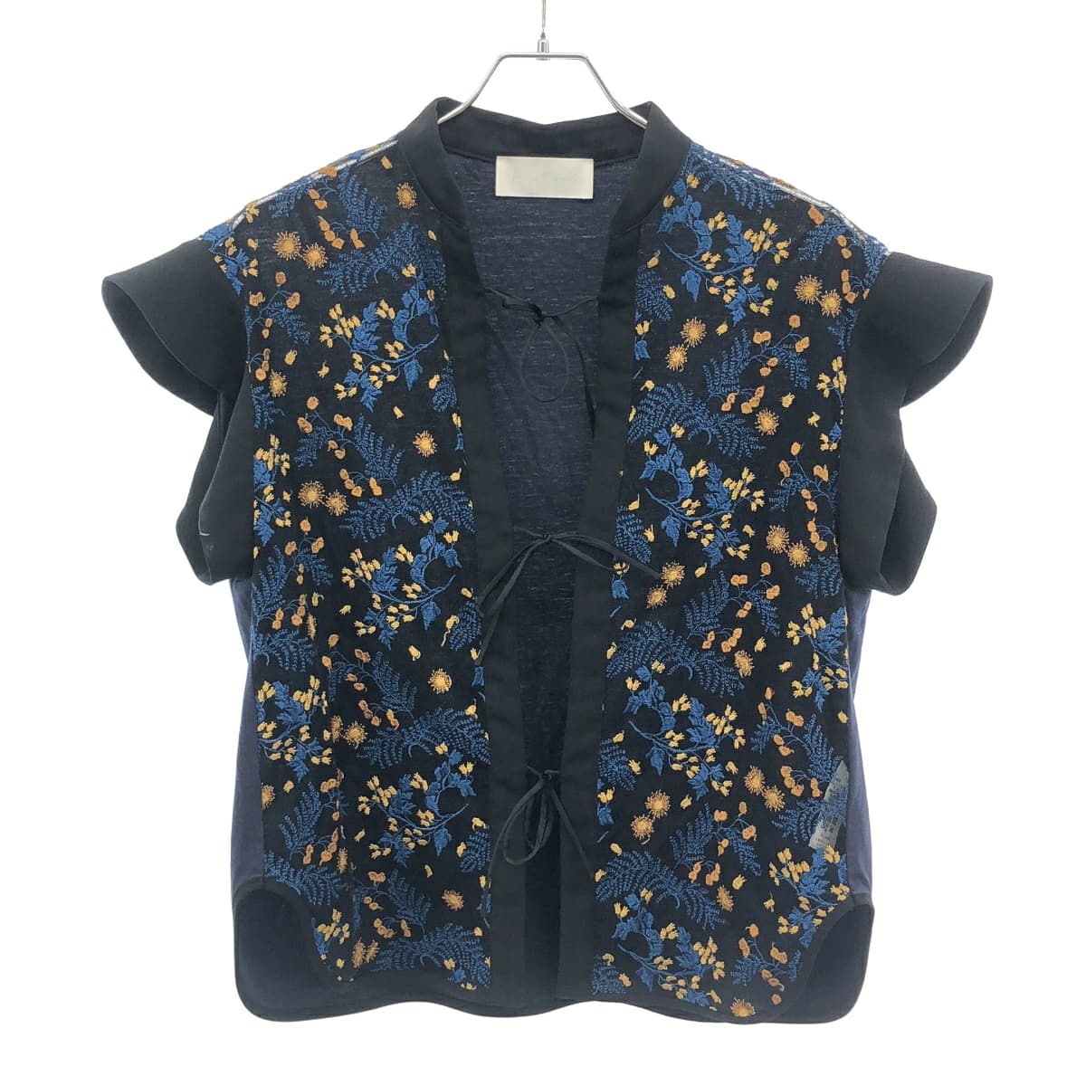 Mame Kurogouchi マメ クロゴウチ 19AW ペディセルレース フレンチスリーブシャツ MM19AW-SH702