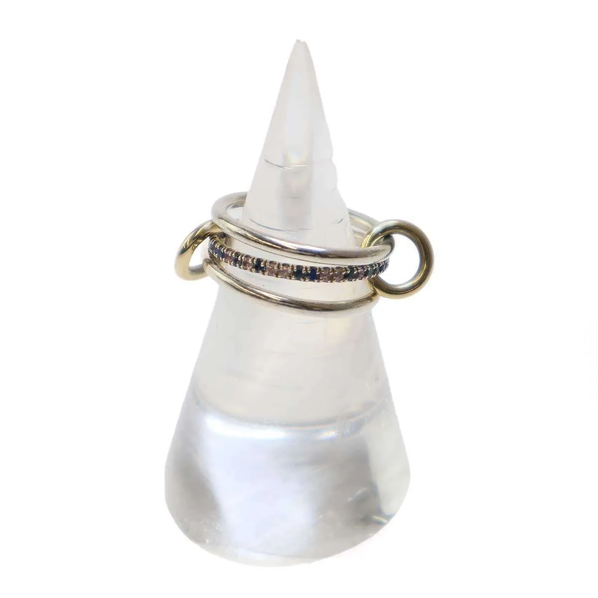 Spinelli Kilcollin スピネリ キルコリン Sonny 18K&Silver Sapphire Ring 3連 サファイアリング