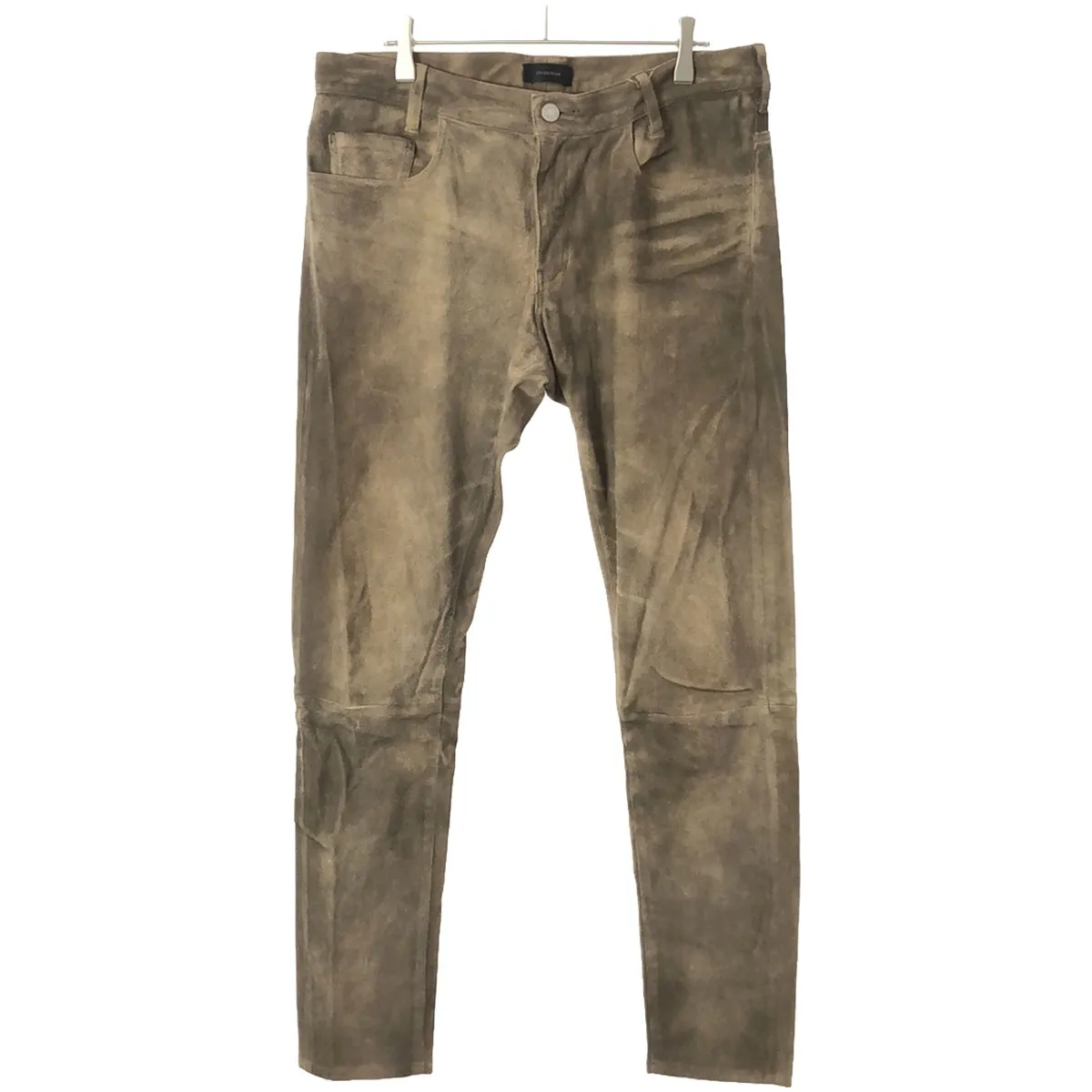 UNDERCOVER アンダーカバー 15SS ダスト加工 ストレッチ ラムレザーパンツ