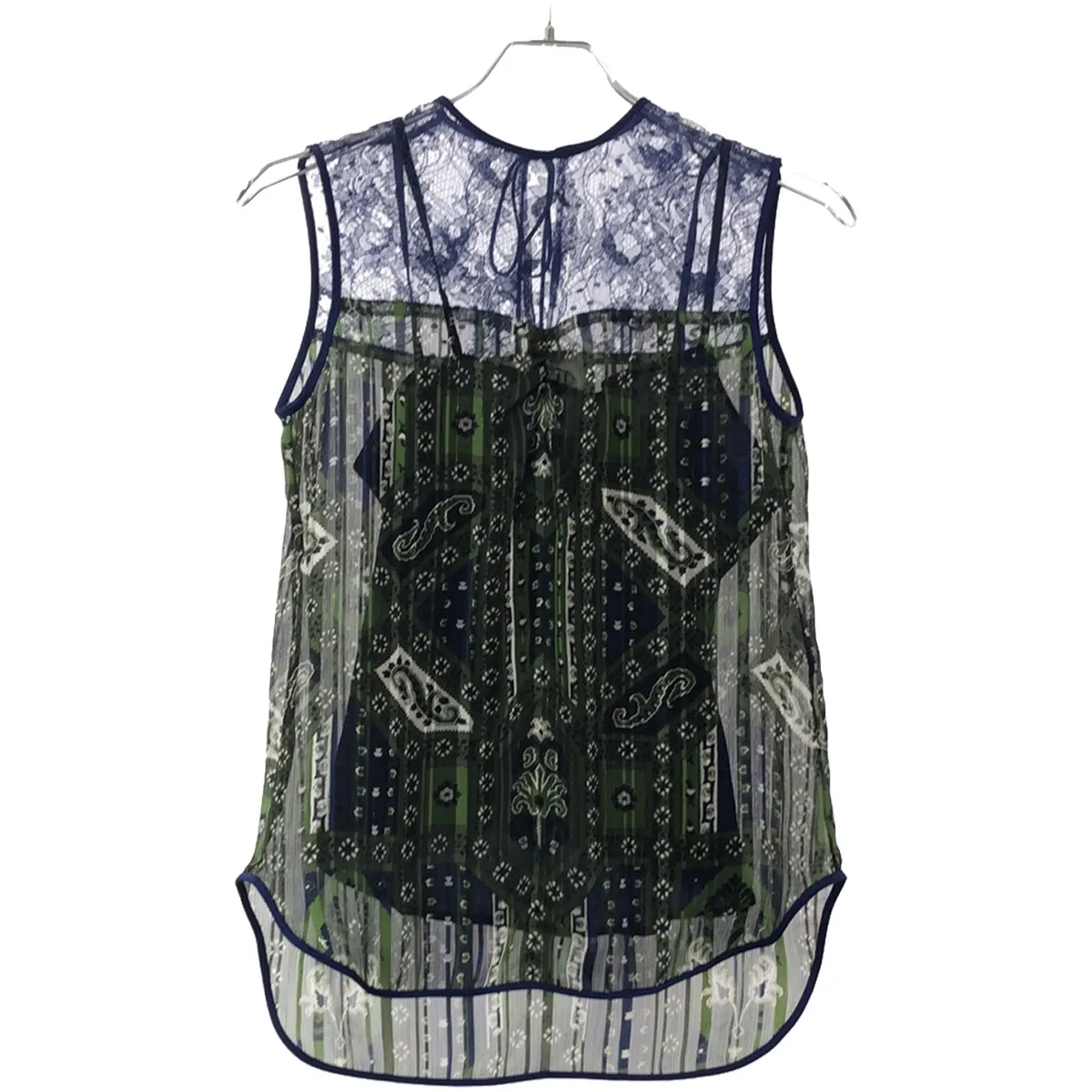 Mame Kurogouchi マメ クロゴウチ 20AW Stained Glass Printed Top ステンドグラスブラウス
