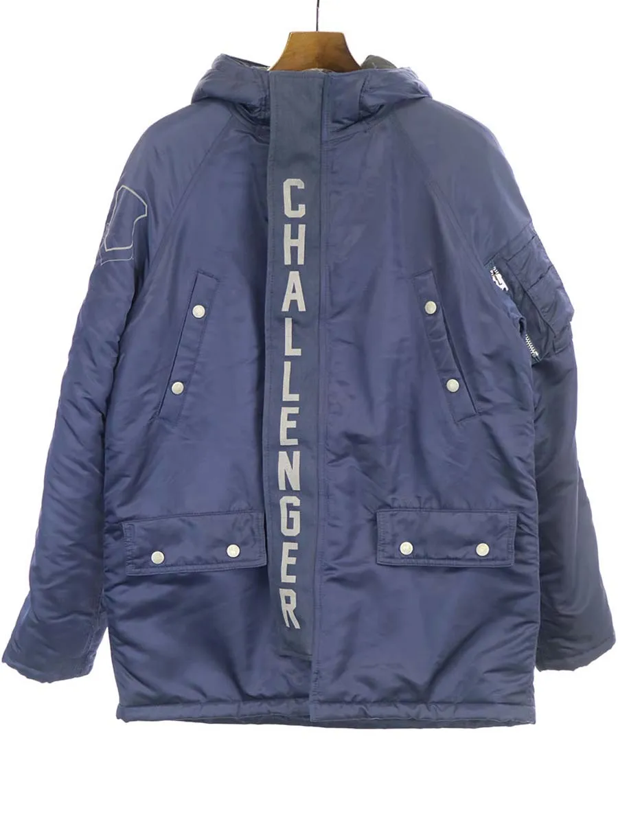 CHALLENGER チャレンジャー 14AW N-3B ロゴデザイン中綿ジップアップジャケット