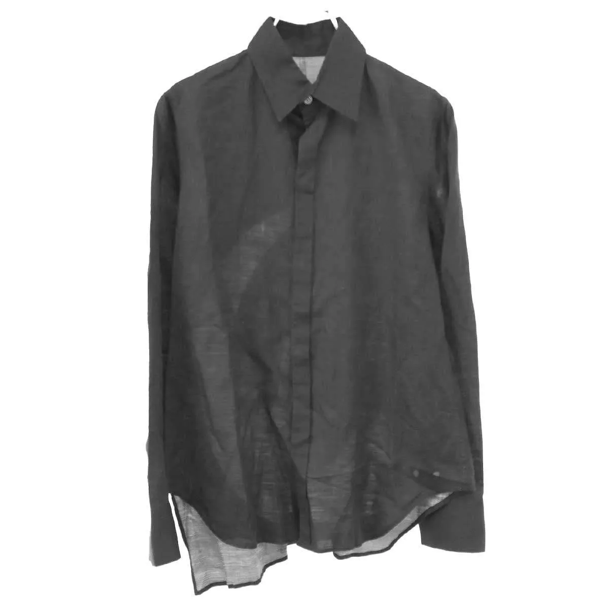 Yohji Yamamoto ヨウジヤマモト ファム 2011SS ムーン ピンナップガールコットンリネンシャツ