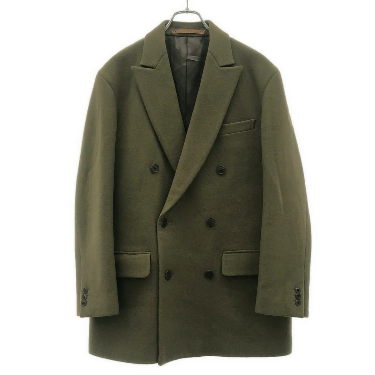 Scye サイ Super140 'S Wool Melton D.B Half Coat ウールメルトンダブルハーフコート 1124-43013