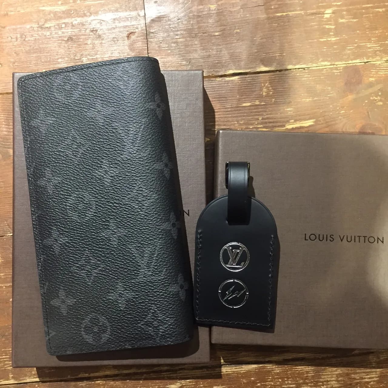 LOUIS VUITTON LOUIS VUITTON×Fragment Design ポルトフォイユ・ブラザ&ポルト・アドレス