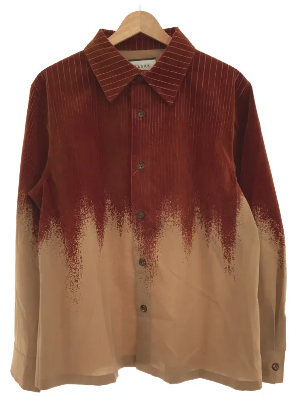 TAAKK ターク 22AW CORDUROY PRINT" SHIRTS コーデュロイプリントシャツ
