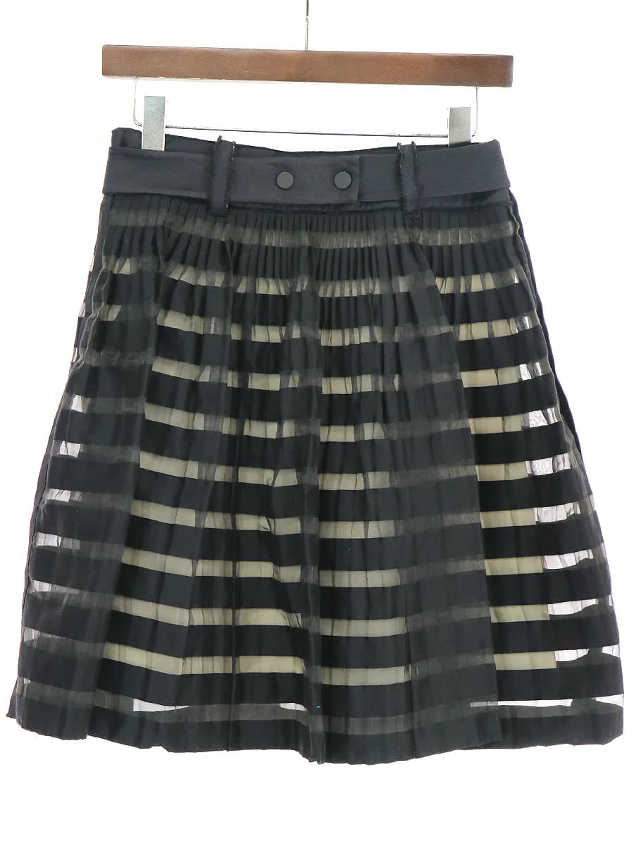 3.1 Phillip Lim 3.1 Phillip Lim レースボーダーミニスカート